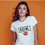 Camiseta T-shirt mujer KISS ME