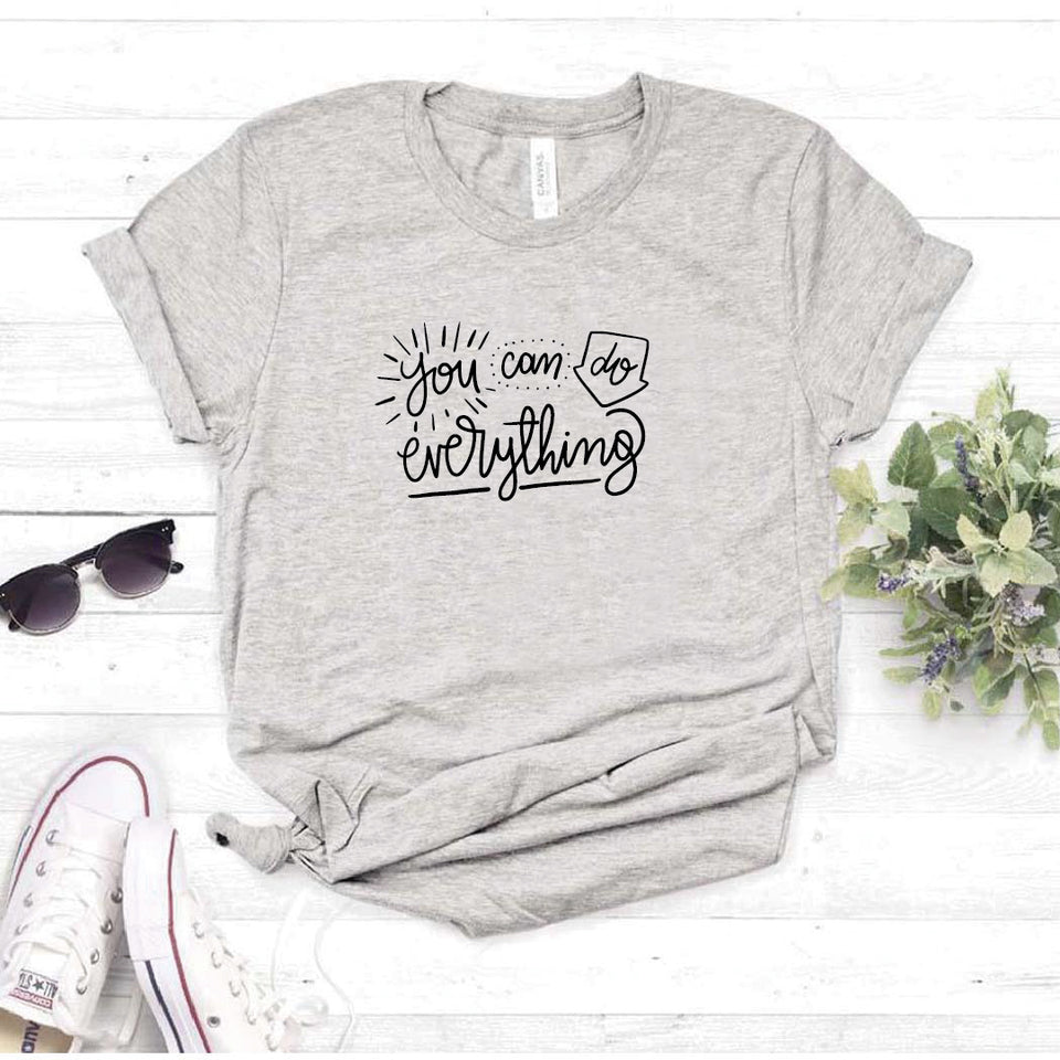 Camisa estampada  tipo T-shirt  YOU CAN DO EVERYTHING