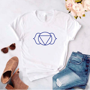 Camisa estampada tipo T- shirt los 6to chakra (Ajna)