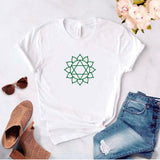 Camisa estampada tipo T- shirt los 4to chakra (Anahata)