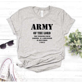 Camisa estampada tipo T- shirt ARMY OF THE LORD (DAMA)