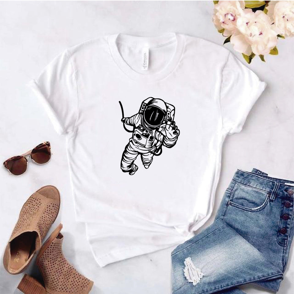 Camisa estampada  tipo T-shirt  ASTRONAUTA