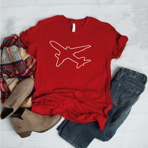 Camiseta estampada tipo T-shirt  Avión