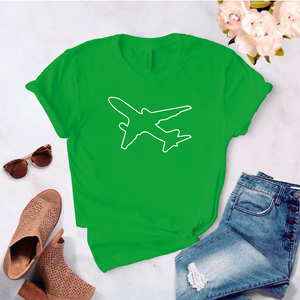 Camiseta estampada tipo T-shirt  Avión