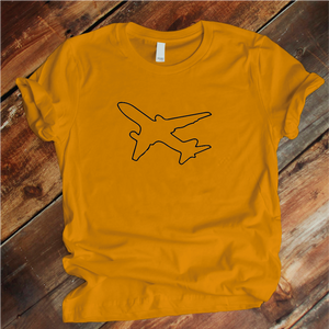 Camiseta estampada tipo T-shirt  Avión (Hombre)