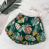 Short de Dama estampadas Hojitas 3