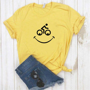 Camisa estampada  tipo T-shirt Bicicleta Carita feliz 2