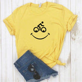 Camisa estampada  tipo T-shirt Bicicleta Carita feliz 2