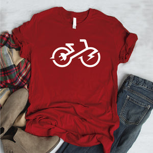 Camisa estampada  tipo T-shirt BICICLETA ELECTRICIDAD