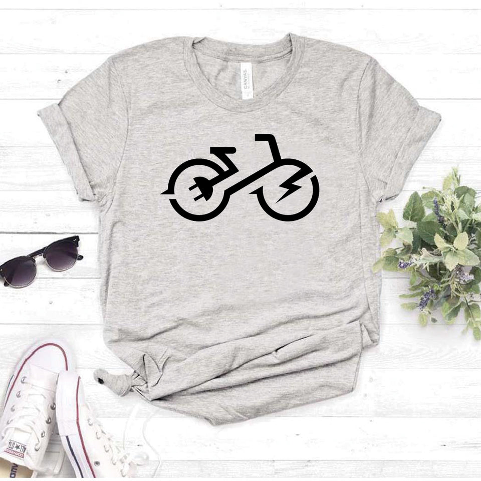 Camisa estampada  tipo T-shirt BICICLETA ELECTRICIDAD