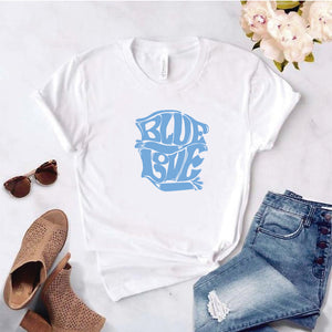 Camisa estampada  tipo T-shirt  BLUE LOVE