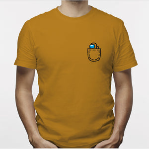 Camisa estampada para hombre  tipo T-shirt AMONG US BOLSILLO
