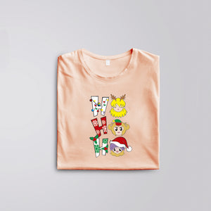 Camisa estampada  tipo T-shirt  CABALLEROS DEL ZODIACO CHIBI NAVIDAD