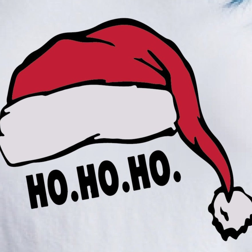 Camiseta T-shirt mujer navidad HO HO HO