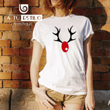 Camiseta T-shirt mujer navidad RENO 5
