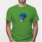 Camisa estampada para hombre  tipo T-shirt Calavera Ciclista
