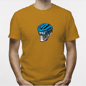 Camisa estampada para hombre  tipo T-shirt Calavera Ciclista