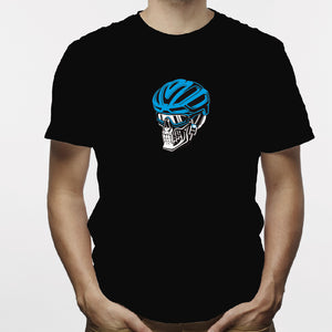 Camisa estampada para hombre  tipo T-shirt Calavera Ciclista