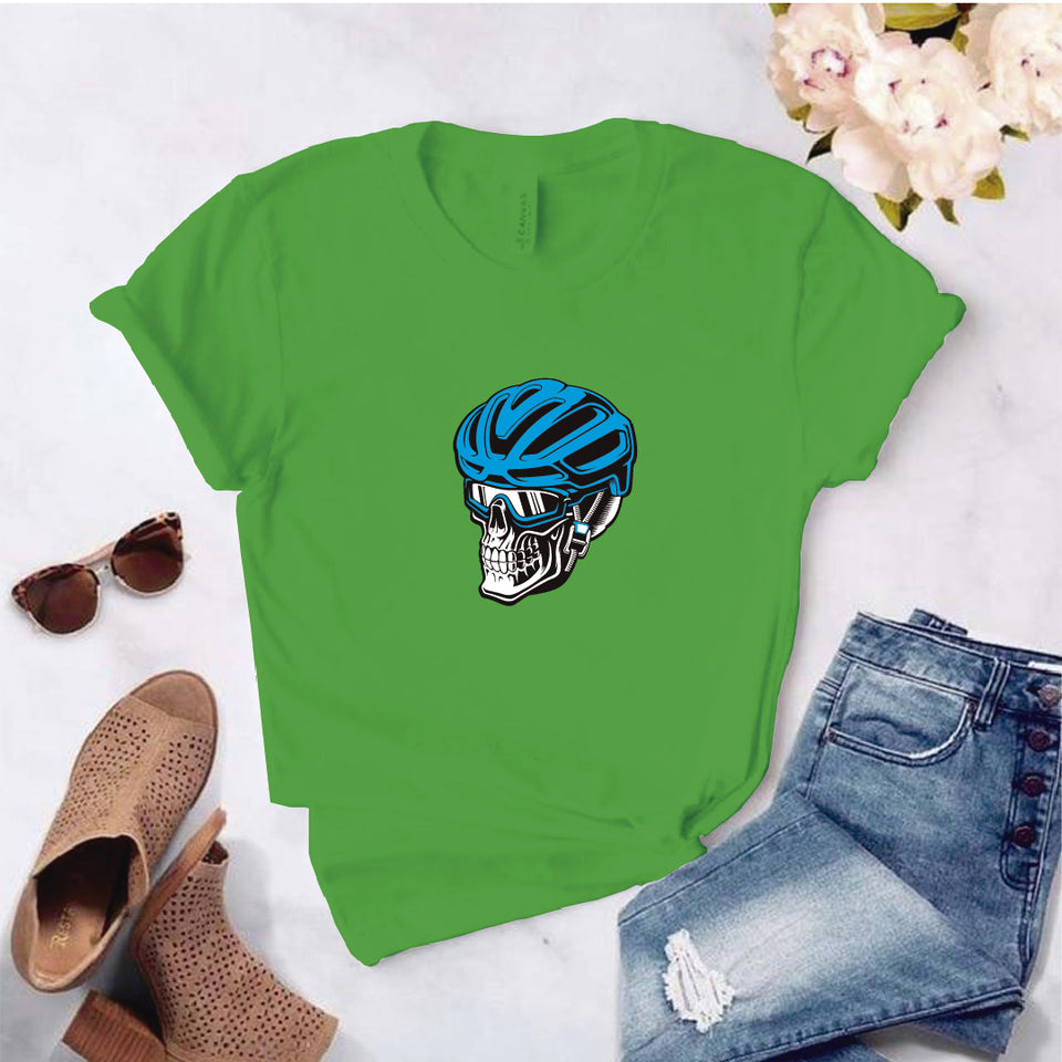 Camisa estampada  tipo T-shirt Calavera Ciclista