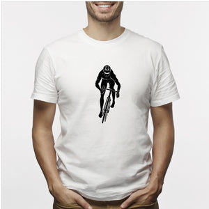 Camisa estampada para hombre  tipo T-shirt Ciclista de frente