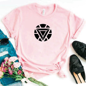 Camisa estampada tipo T- shirt Corazón Iron man