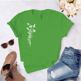 Camisa estampada  tipo T-shirt Cultive kidnes flor nueva