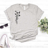 Camisa estampada  tipo T-shirt Cultive kidnes flor nueva