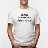 Camisa estampada para hombre  tipo T-shirt Social Distancing