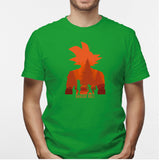 Camisa estampada en algodón para hombre tipo T-shirt dragon ball 2