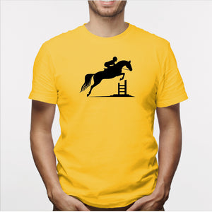 Camisa estampada para hombre  tipo T-shirt Equitacion Caballo Jinete