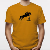 Camisa estampada para hombre  tipo T-shirt Equitacion Caballo Jinete