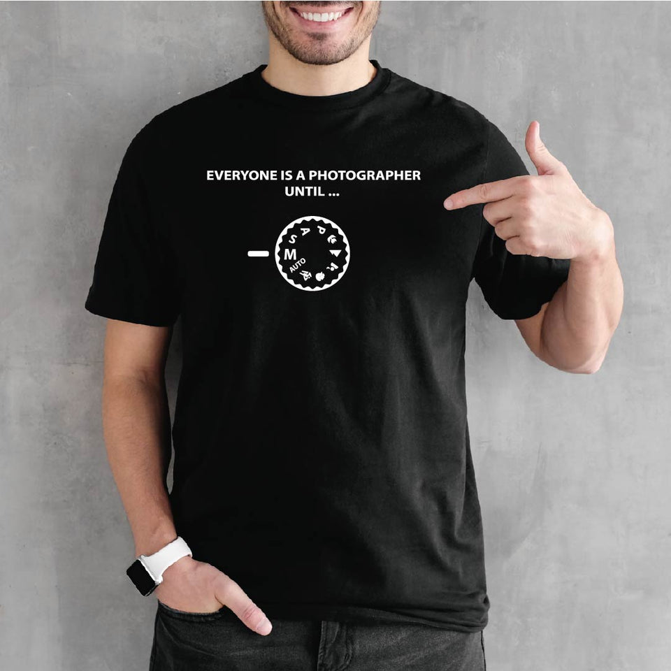 Camisa estampada para hombre  tipo T-shirt EVERYONE IS A PHOTOGRAPHER