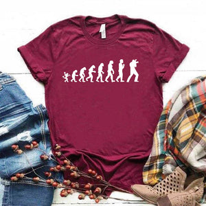 Camisa estampada tipo T- shirt EVOLUCIÓN FOTÓGRAFO