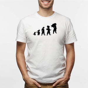 Camisa estampada para hombre  tipo T-shirt EVOLUCION GOKU