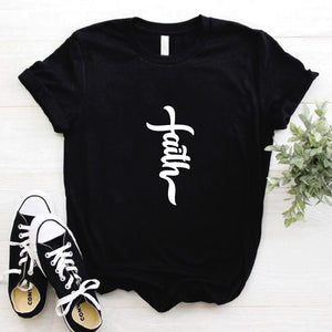 Camisa estampada tipo T- shirt Faith