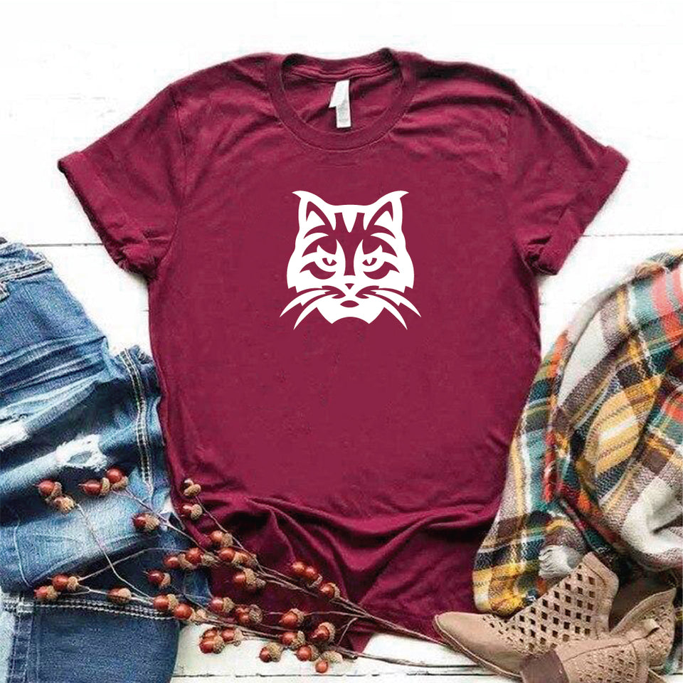 Camisa estampada tipo T- shirt Gato molesto