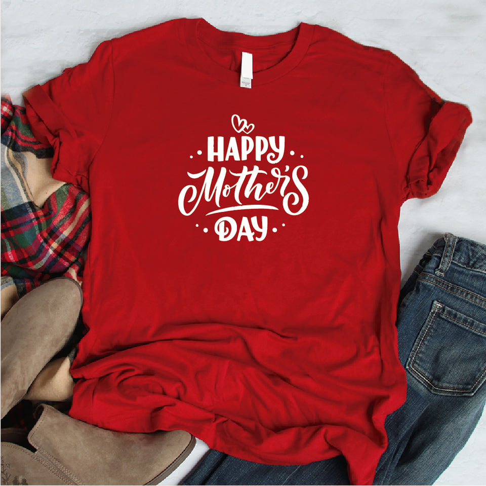 Camisa estampada tipo T- shirt happy mothers day (modelo 2)