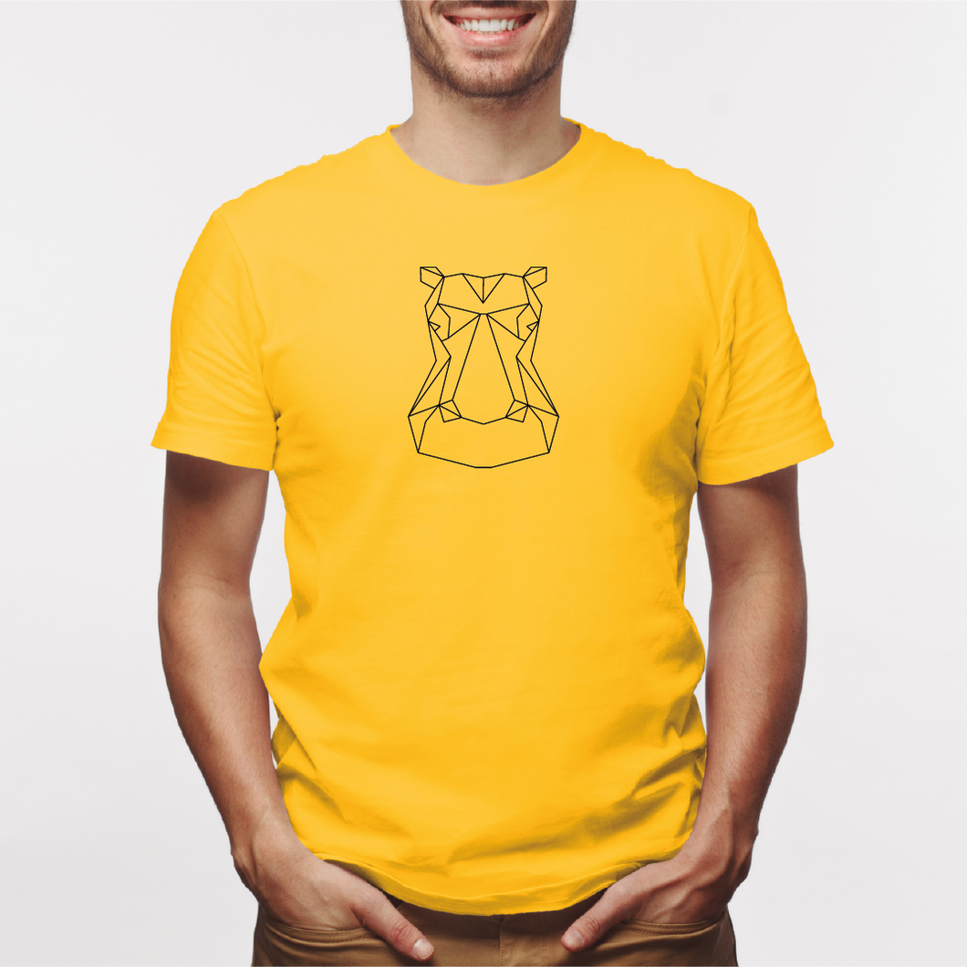 Camisa estampada para hombre  tipo T-shirt Hipopotamo