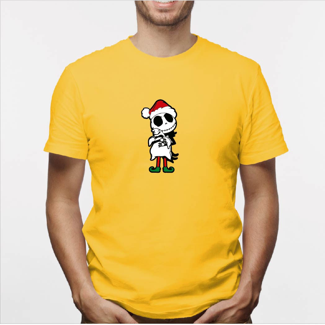 Camisa estampada para hombre  tipo T-shirt (NAVIDAD) jack navidad