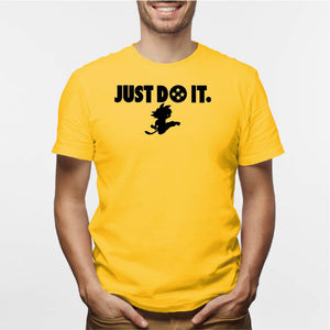Camisa estampada para hombre  tipo T-shirt Just do it! Goku