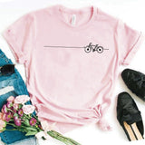 Camisa estampada  tipo T-shirt Linea bicicleta