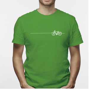 Camisa estampada para hombre  tipo T-shirt Linea bicicleta