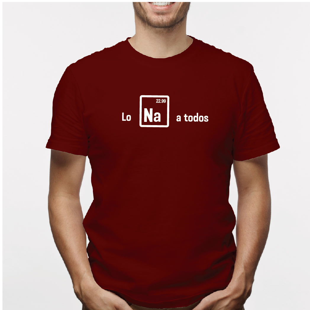 Camisa estampada para hombre  tipo T-shirt Los  odio a Todos