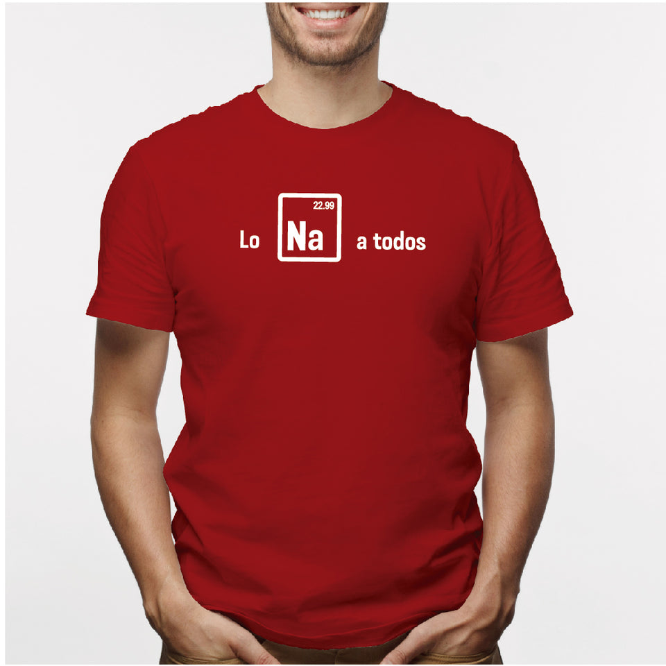 Camisa estampada para hombre  tipo T-shirt Los  odio a Todos