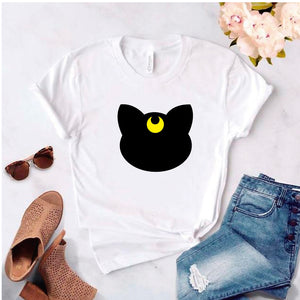Camisa estampada tipo T- shirt Luna (Sailor Moon)