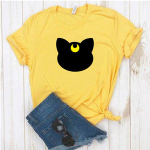 Camisa estampada tipo T- shirt Luna (Sailor Moon)