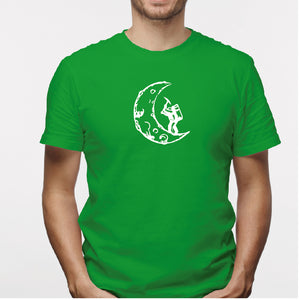 Camisa estampada para hombre  tipo T-shirt Minero Lunar