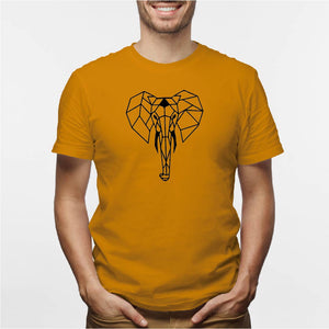 Camisa estampada tipo T- shirt Elefante (geométrico) Hombre