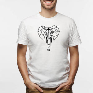 Camisa estampada tipo T- shirt Elefante (geométrico) Hombre