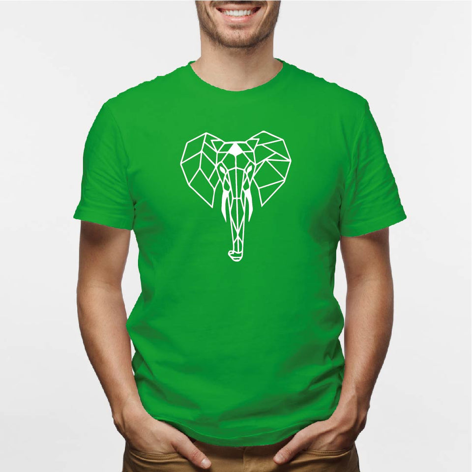 Camisa estampada tipo T- shirt Elefante (geométrico) Hombre